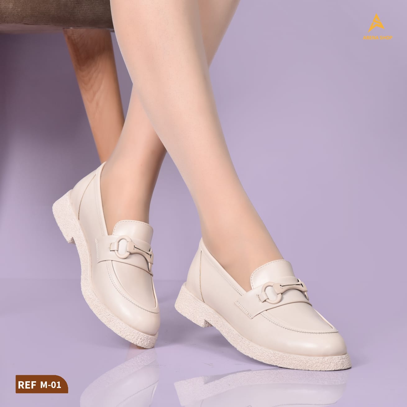 Mocassins Classiques chics BEIGE-P-40